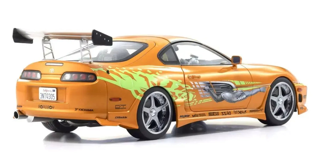 Kyosho 1/18 Toyota Supra Turbo Fast & Furious (Orange Pearl) Diecast Model Car