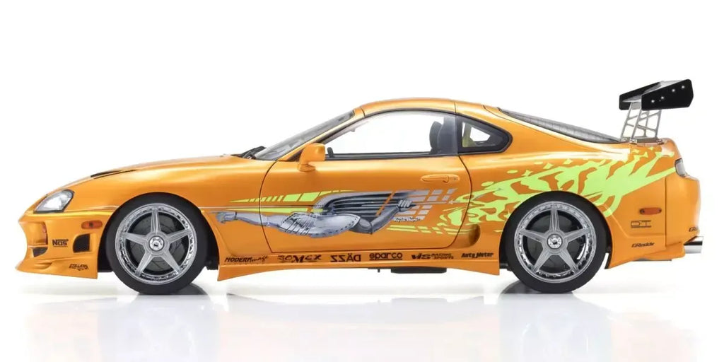 Kyosho 1/18 Toyota Supra Turbo Fast & Furious (Orange Pearl) Diecast Model Car