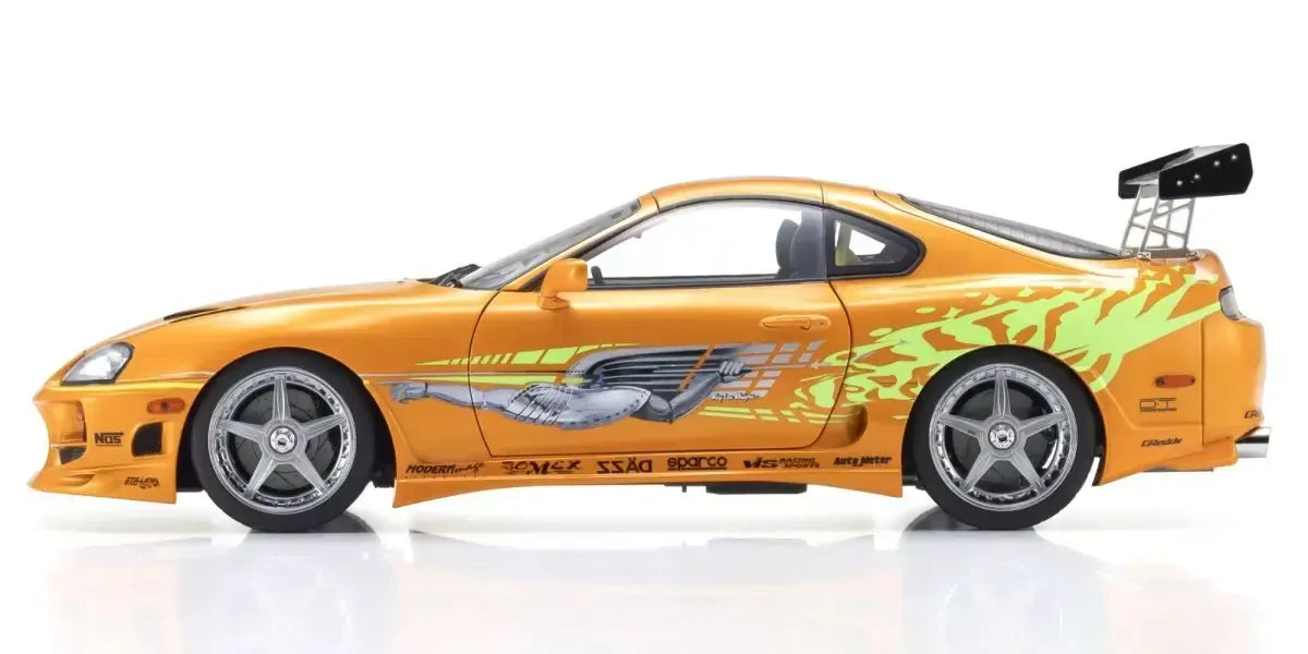 Kyosho 1/18 Toyota Supra Turbo Fast & Furious (Orange Pearl) Diecast Model Car
